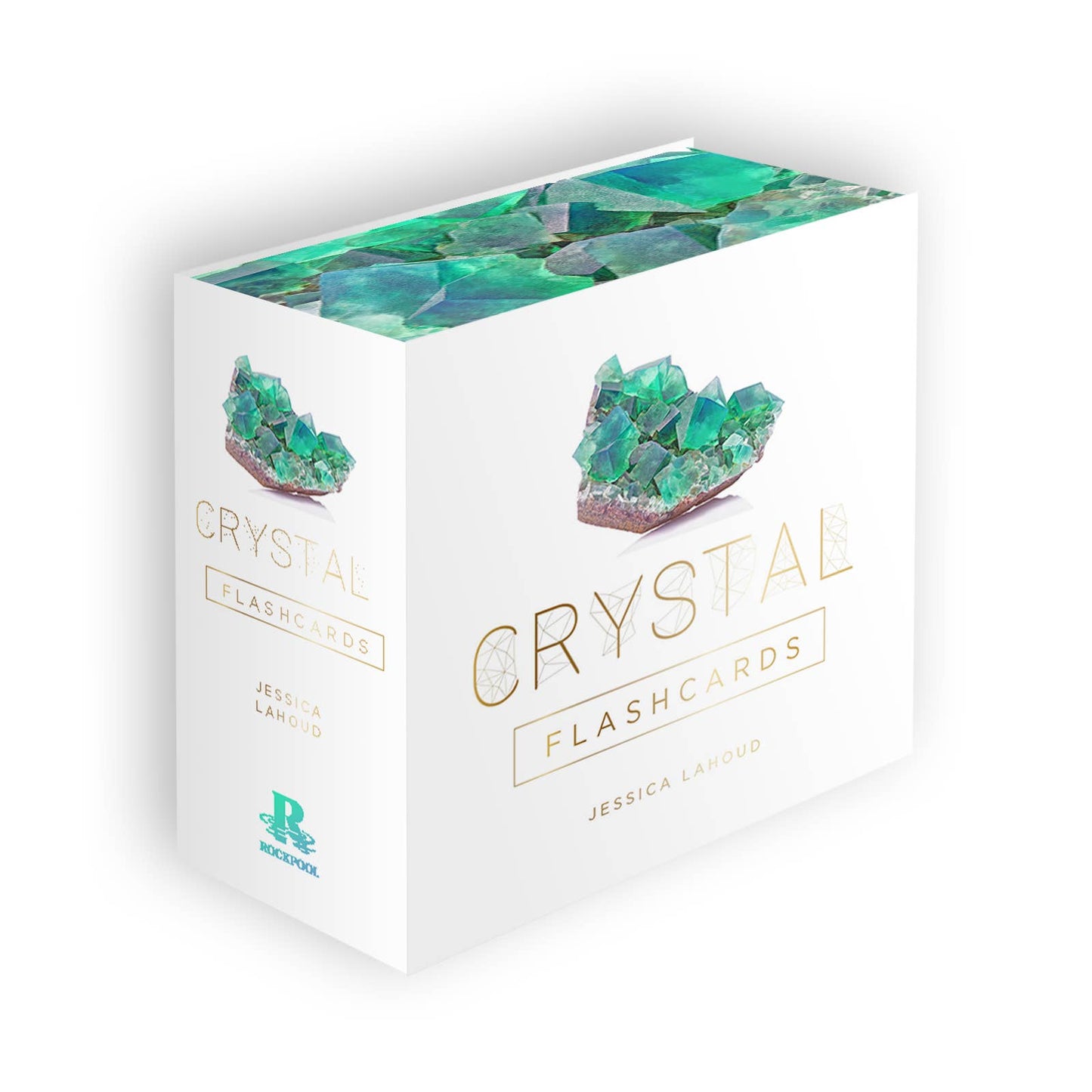 Crystal Flashcards: 50 Full-Color Cards with Metal Ring Holder