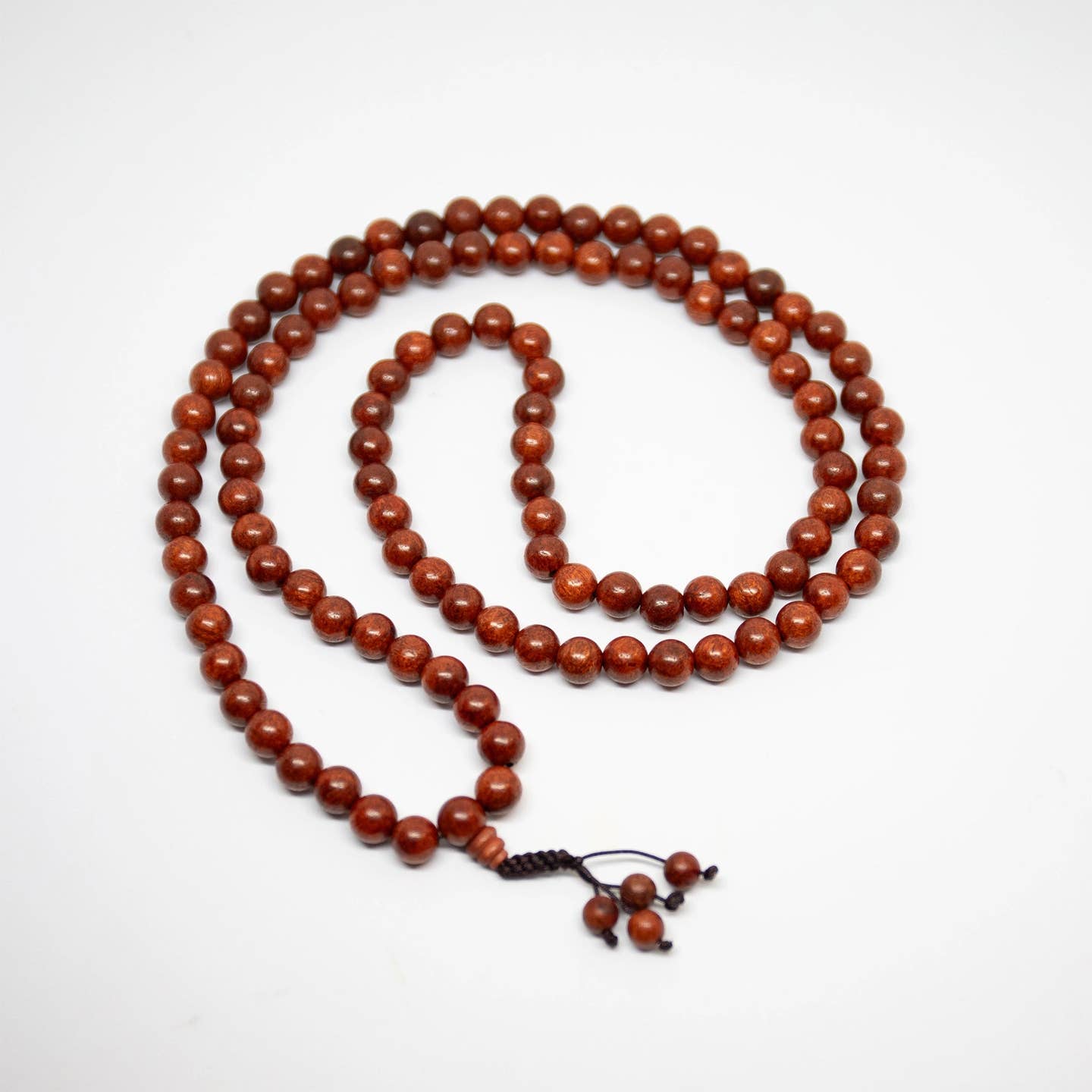 Dragon Blood Wood Zen 108 Bead Mala Prayer Beads - 8mm