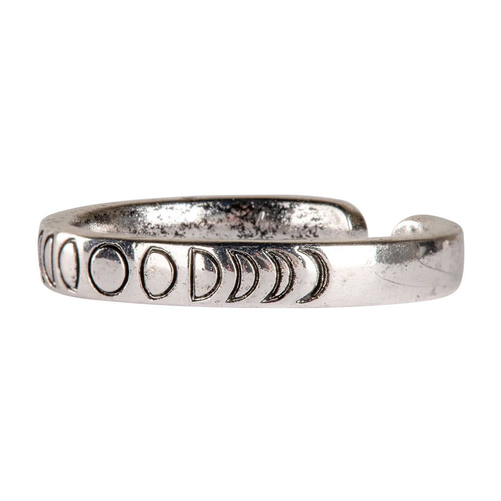 Moon Phases Adjustable Ring