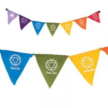 Chakra Prayer Flag Banner with Magnets