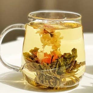 Variety of 9 Different Flowering Premium Blooming Green Tea