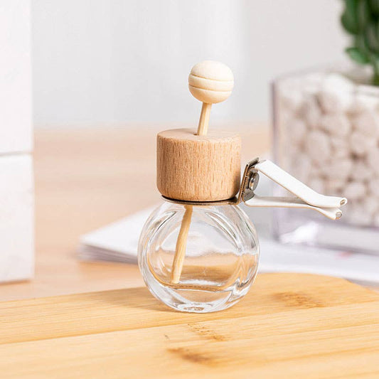 Glass Aromatherapy Diffuser Bottle Oval Shape