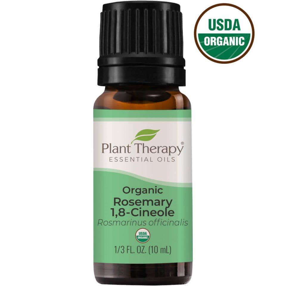 Organic Rosemary 1 , 8 - Cineole Essential Oil 10 Ml