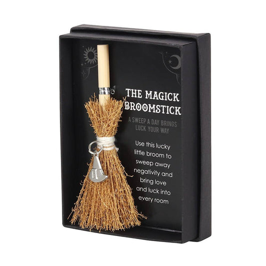 Mini Magick Broom - Witch's Hat