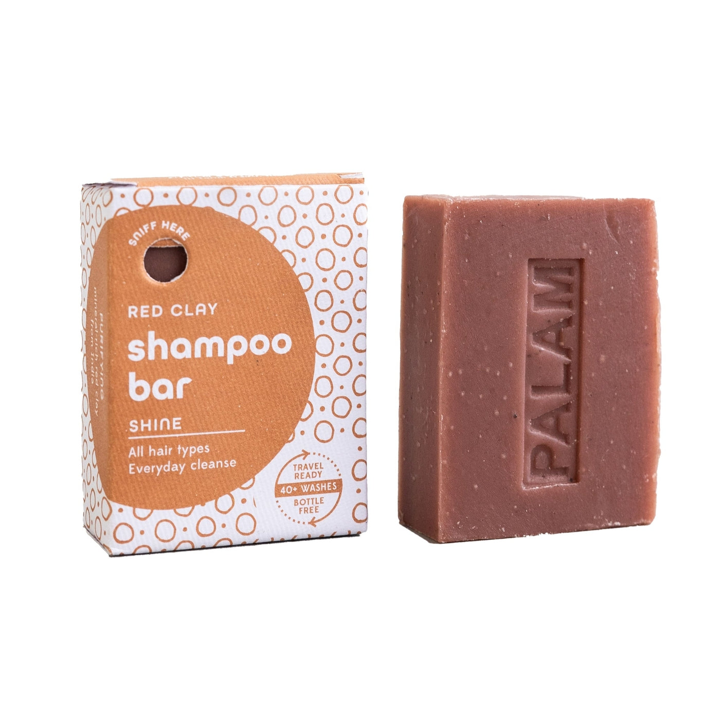 Shine Red Clay Shampoo Bar