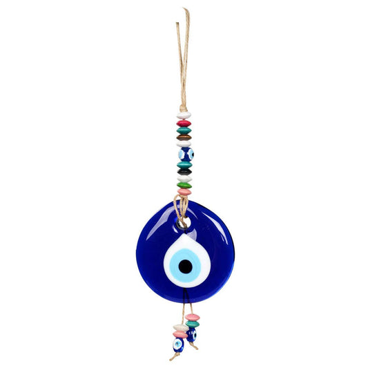 Beaded Evil Eye Wall Hanging / Suncatcher