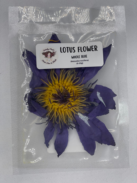 Blue Lotus Flower Whole Flower Dried