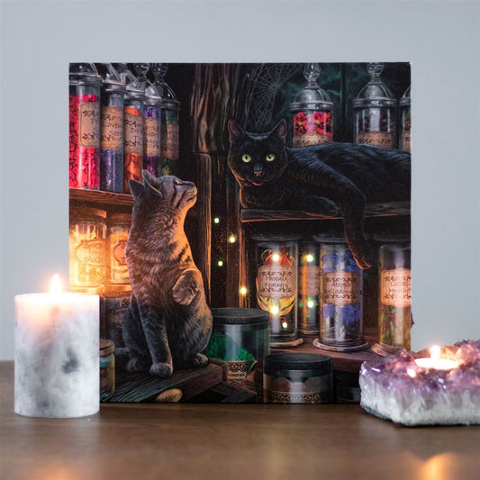 Magical Emporium Light Up Canvas Print by Lisa Parker