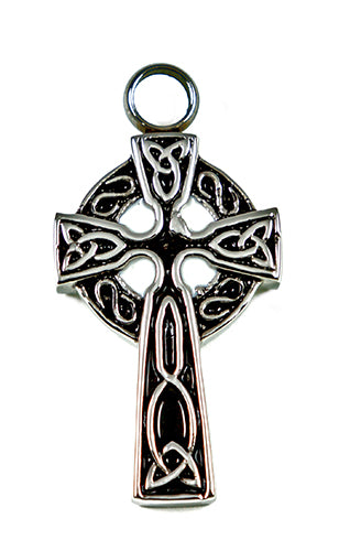 Stainless Steel Celtic Cross Love Vial