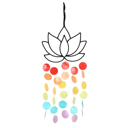 Wire Lotus Hanging Decoration 54 cm