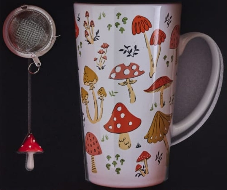 Mushroom Mug Infuser Gift Box Set