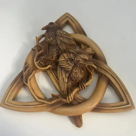 Triquetra with Ravens Wall Art