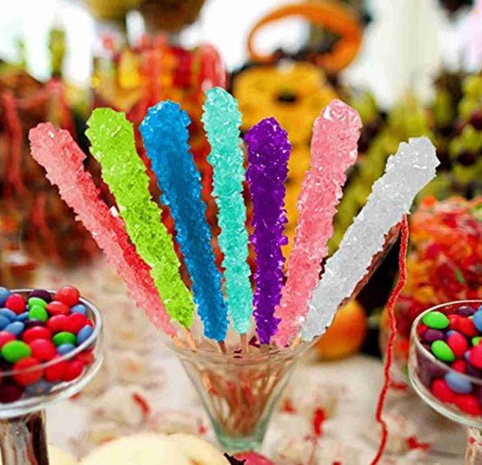 Rock Candy Lollipops