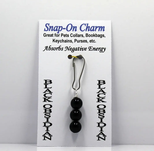 Snap-On Charms - Obsidian