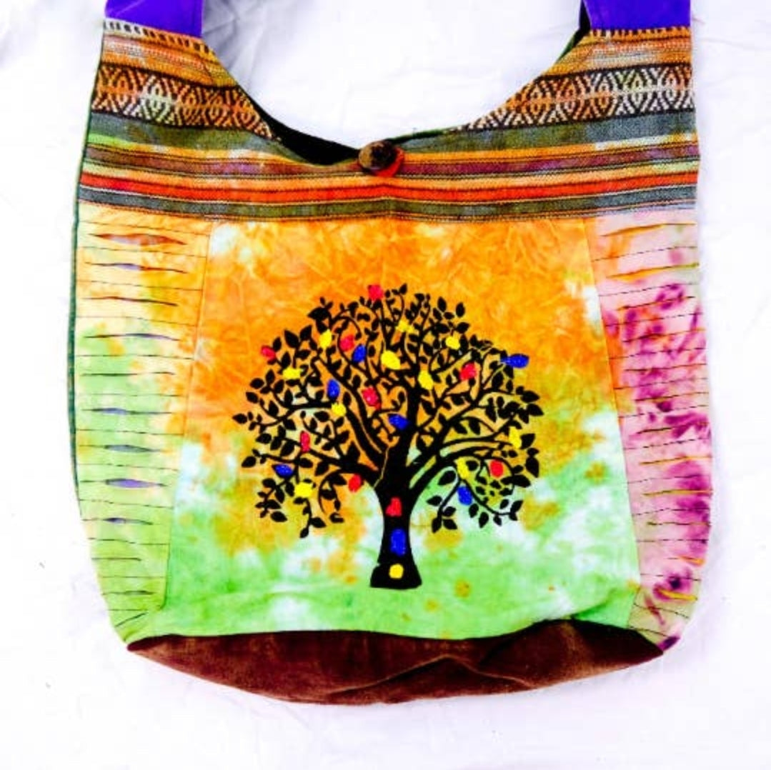 Boho Tree of Life Shoulder Strap Bag / Purse