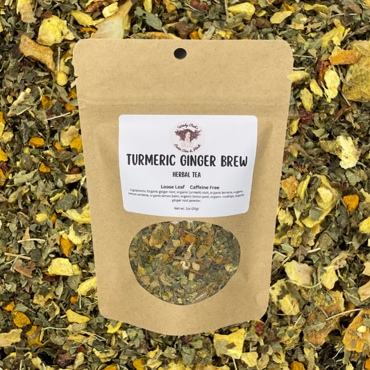 Turmeric Ginger Herbal Tea - Caffeine Free
