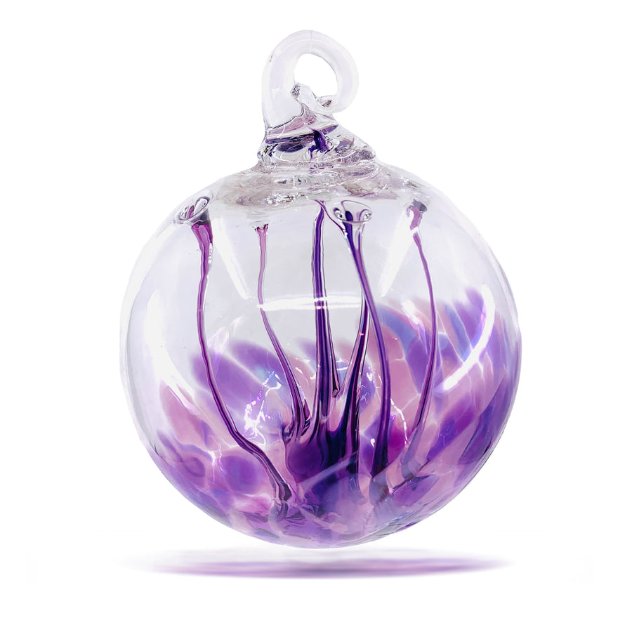 Blown Glass Wish Ball by Luke Adams 4" - Suncatcher / Witchball