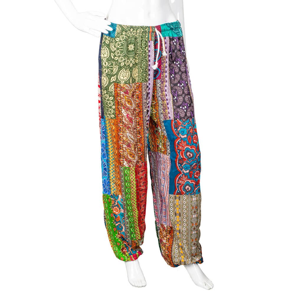 Patchwork Palazzo
Pants with Pockets