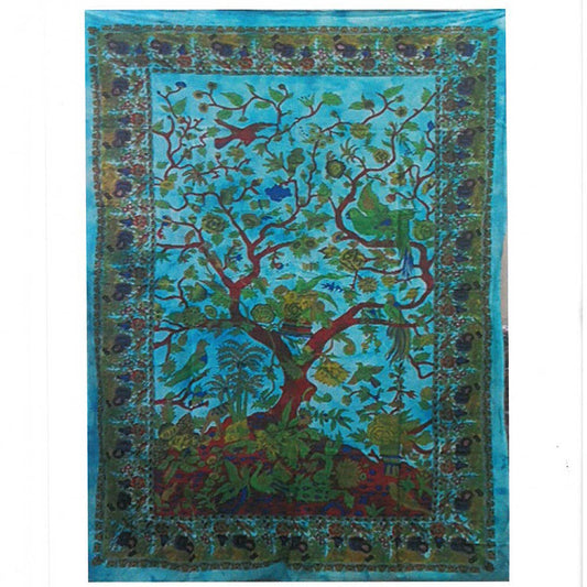 Indian Cotton Tapestry  Tree Of Life - Classic