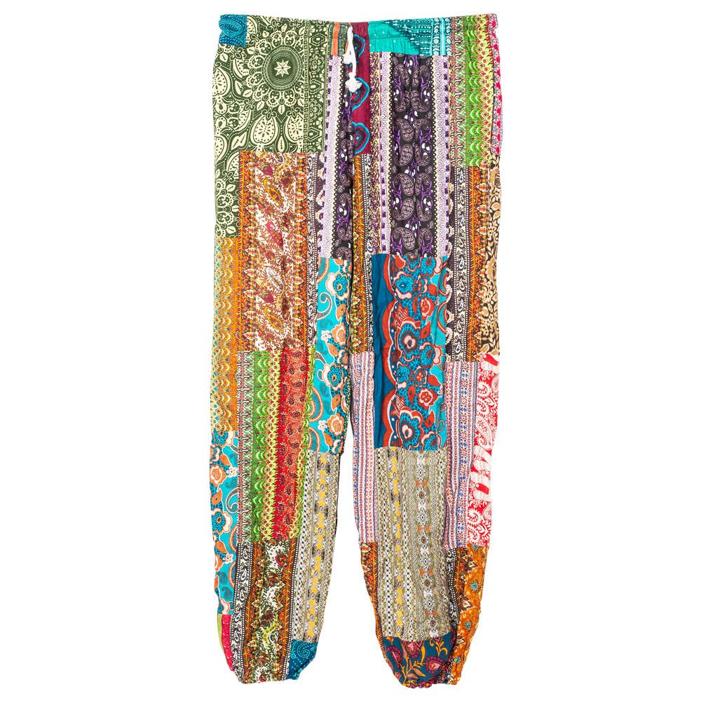Patchwork Palazzo
Pants with Pockets