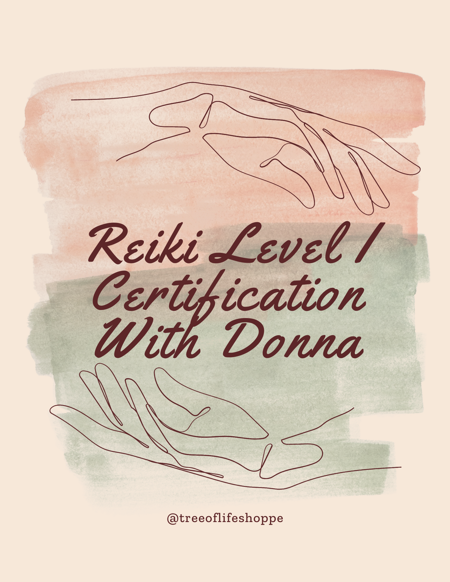 Class Registration - Reiki Level I with Donna Jan 21st 2024 1pm