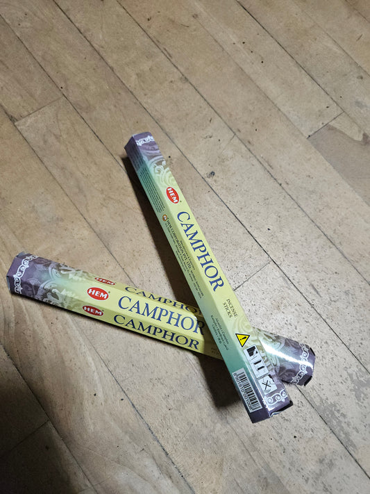 HEM Camphor Incense Sticks - 20 Pack