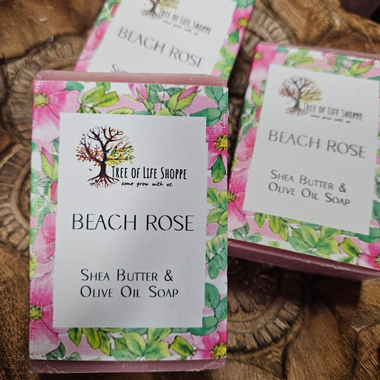 Beach Rose - Shea Butter & Olive Oil Soap