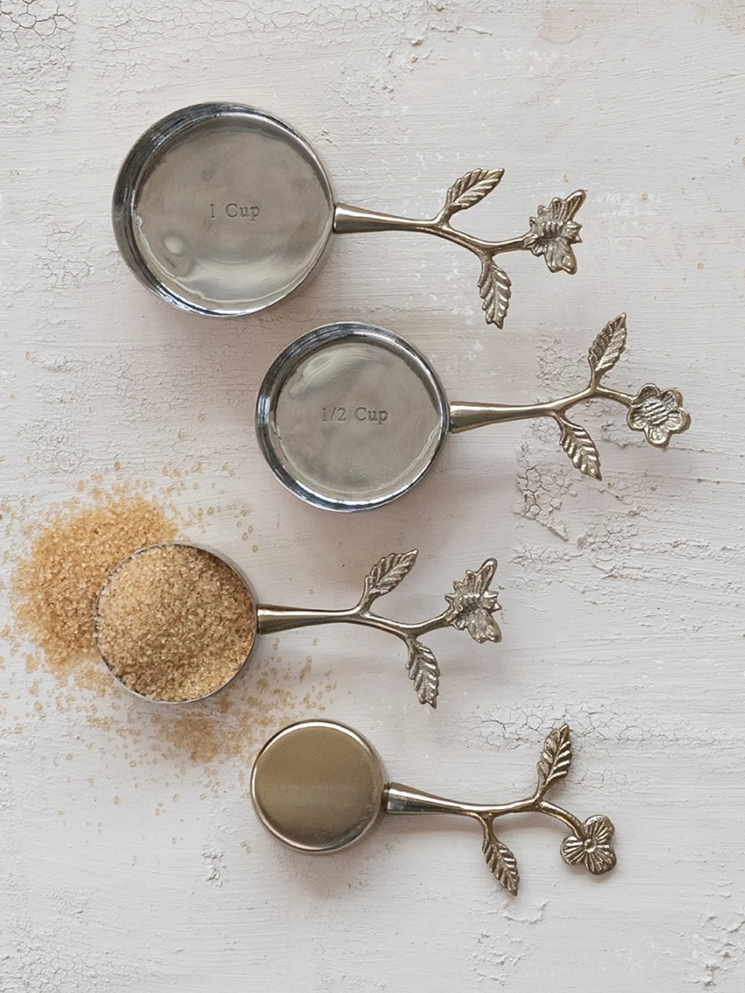 Kitchen Witch - Flower Handle Measuring Cups