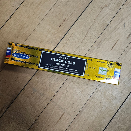 Satya Incense 15g (grams) - Black Gold