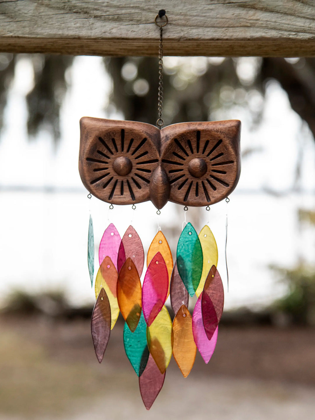 Capiz Wind Chime - Owl