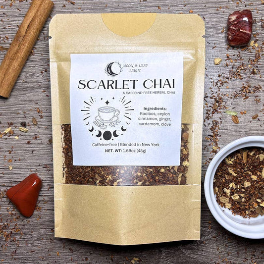 Scarlet Chai: An Herbal Rooibos Chai / Caffeine-Free