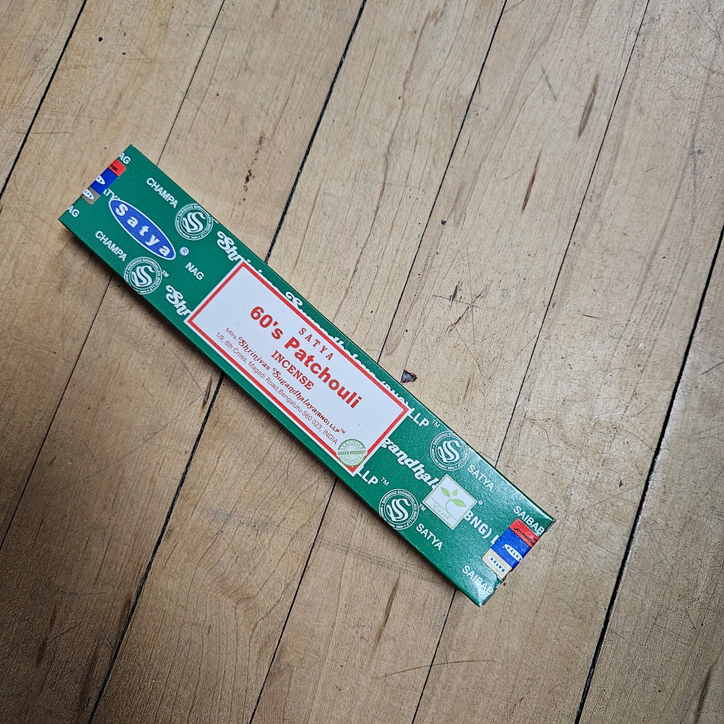 Satya Incense 15g (grams) - 60's Patchouli