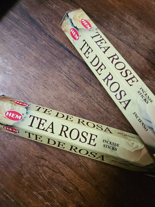 HEM Tea Rose Incense Sticks - 20 Pack