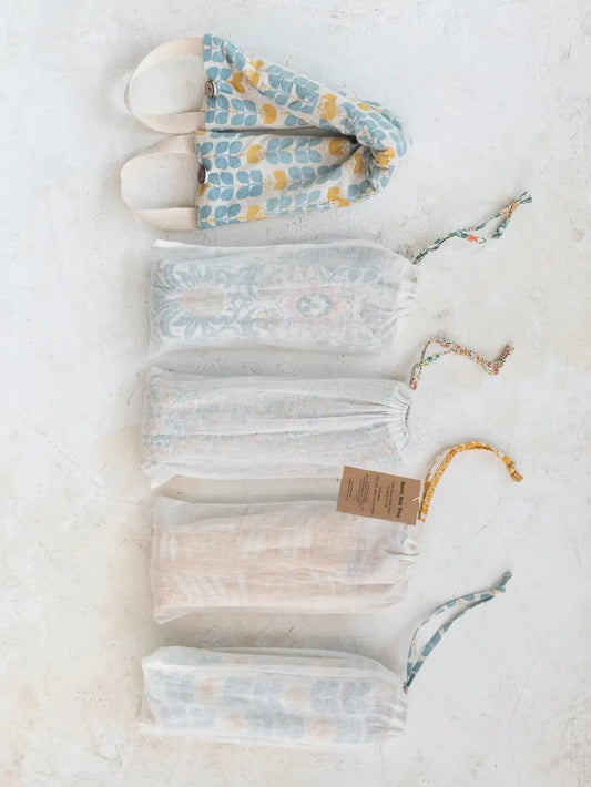 Microwavable Neck Wrap - Folk Flower