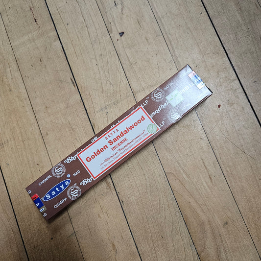 Satya Incense 15g (grams) - Golden Sandalwood