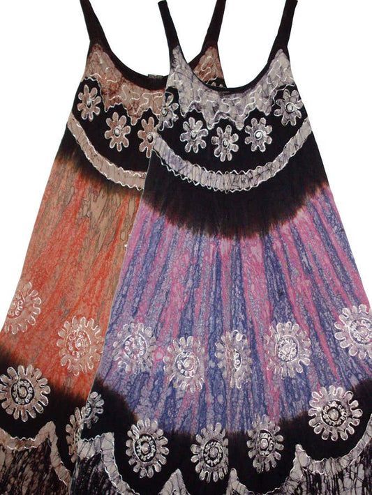Batik Spaghetti Strap Dress