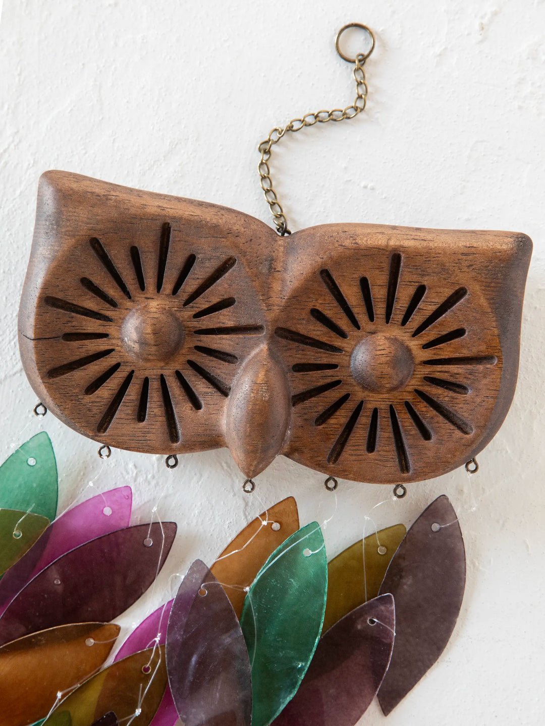 Capiz Wind Chime - Owl