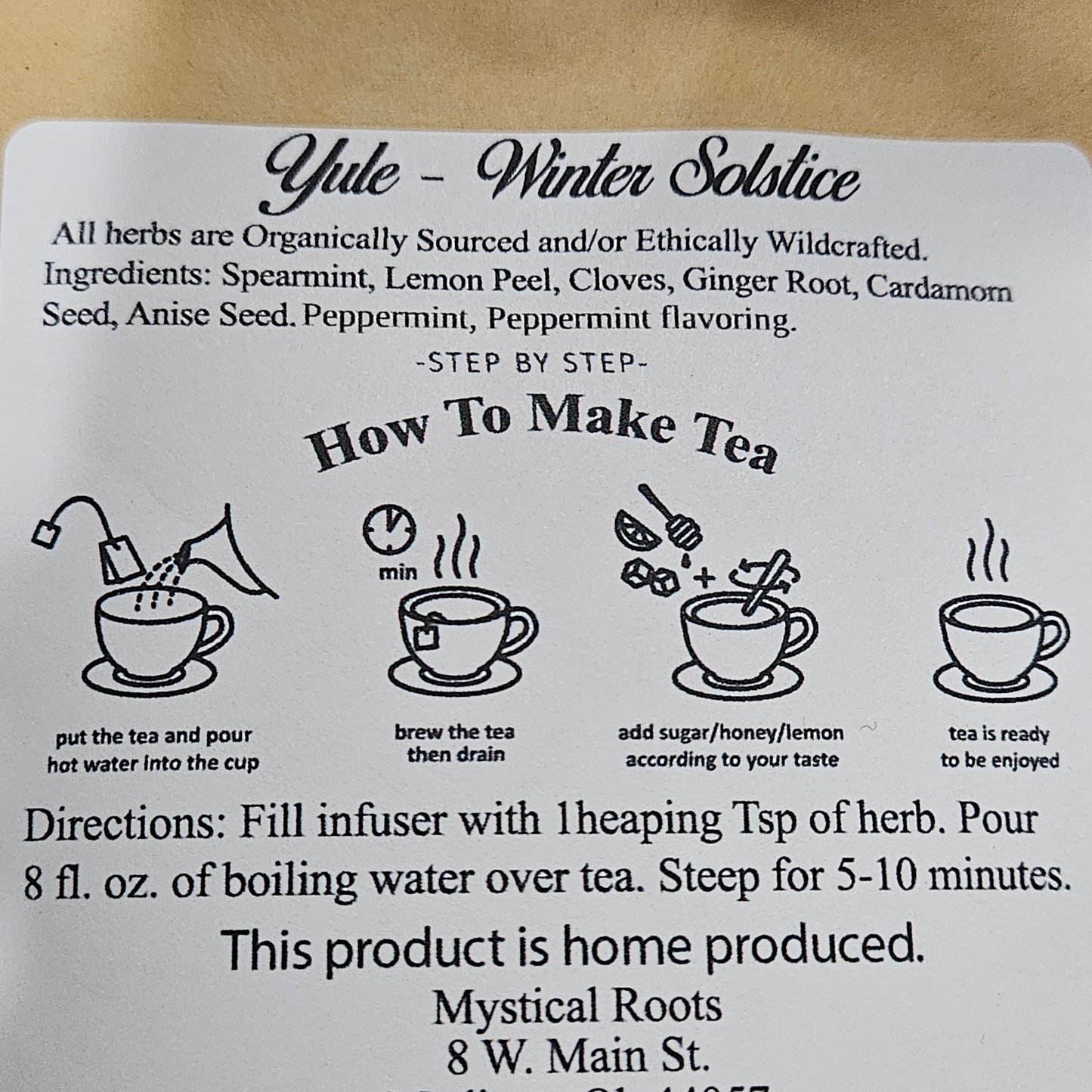 Magical Tea - Yule (Winter Solstice) - Loose