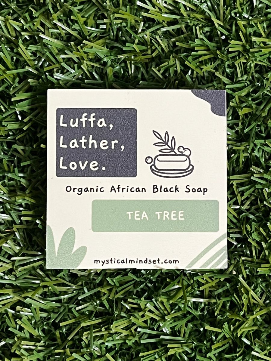 Luffa-Lather-Love Infused African Black Soap by Mystical Mindset