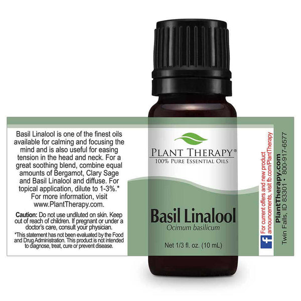Basil Linalool Essential Oil 10ml - Tree Of Life Shoppe