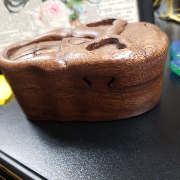 Skull Wooden Puzzle Box - Tree Of Life Shoppe