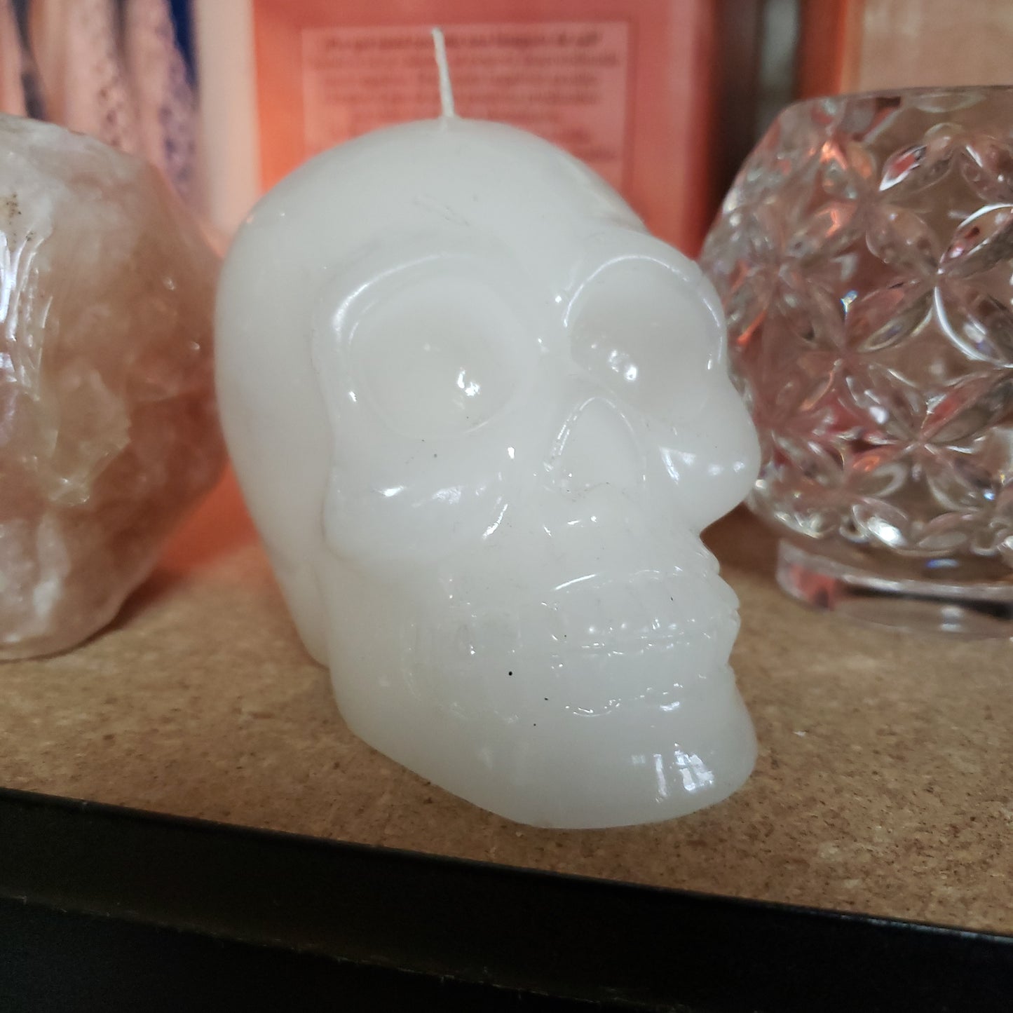 White Skull Candle - Tree Of Life Shoppe
