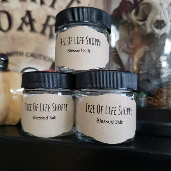 Blessed White Salt 1 oz - Tree Of Life Shoppe