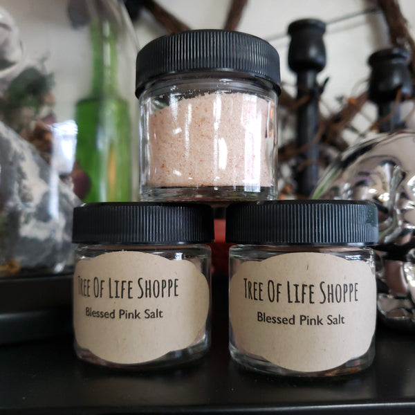 Blessed Pink Salt 1 oz - Tree Of Life Shoppe