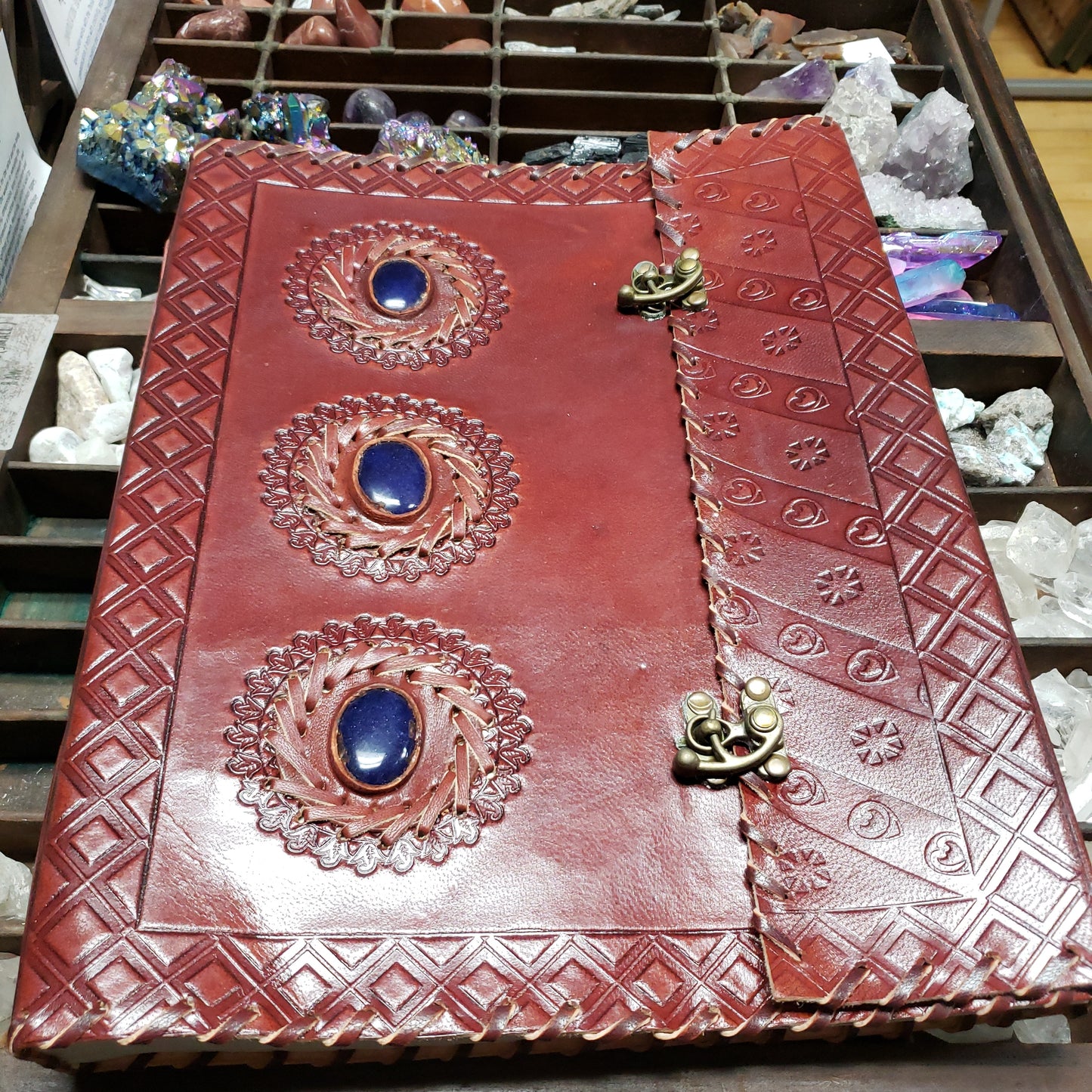 Three Stone Leather Journal / Book of Shadows - Tree Of Life Shoppe
