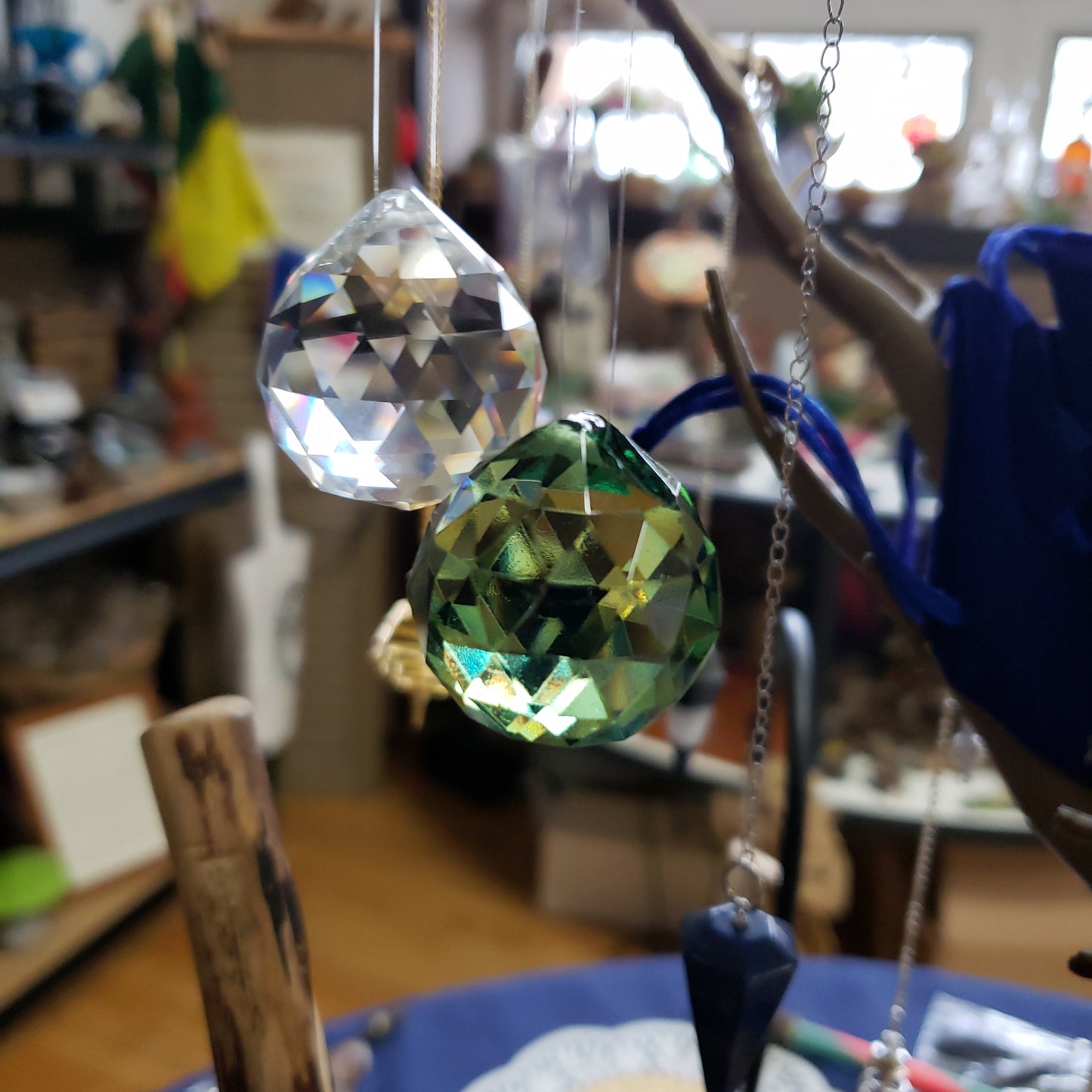 Crystal Ball Prism 30mm / Suncatcher 1.18 inches - Colors - Tree Of Life Shoppe