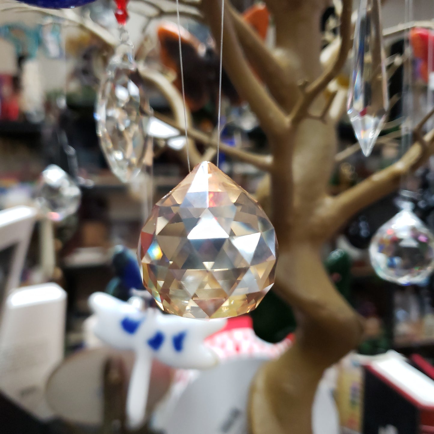 Crystal Ball Prism 30mm / Suncatcher 1.18 inches - Colors - Tree Of Life Shoppe