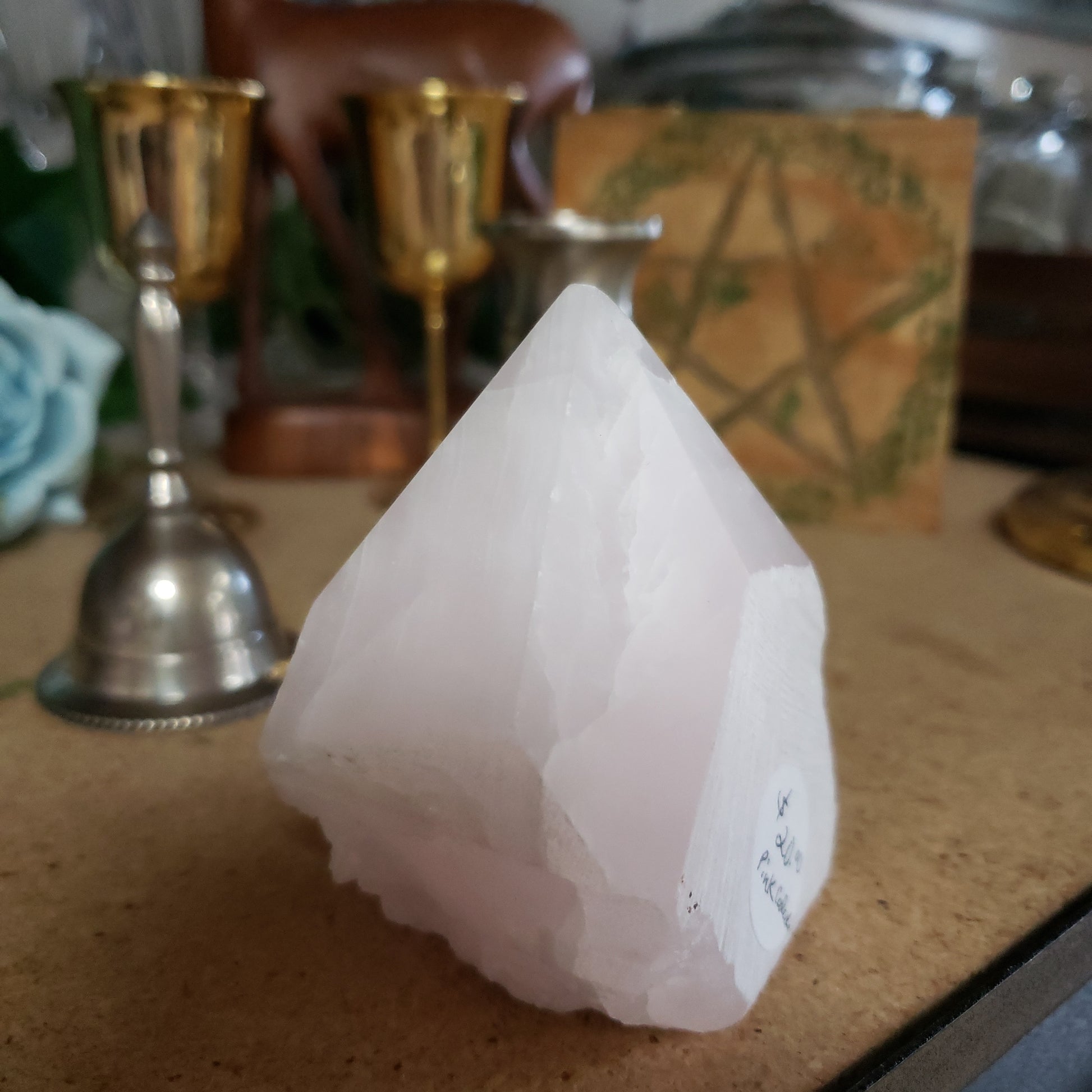 Pink Calcite Point Base Cut - Tree Of Life Shoppe