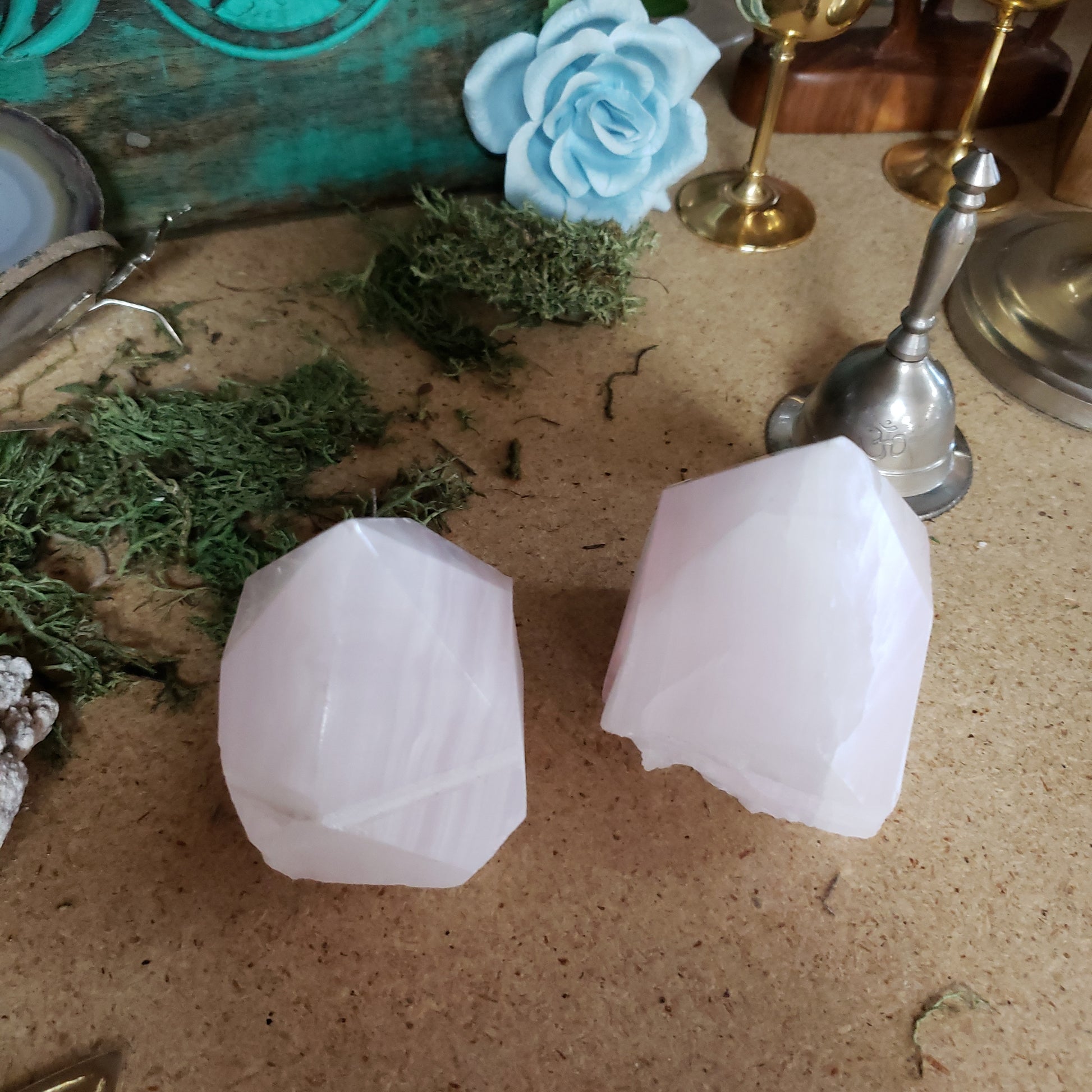 Pink Calcite Point Base Cut - Tree Of Life Shoppe