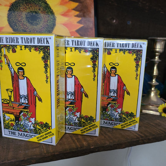 The Rider Tarot Deck with Hand Drawn Titles Edition